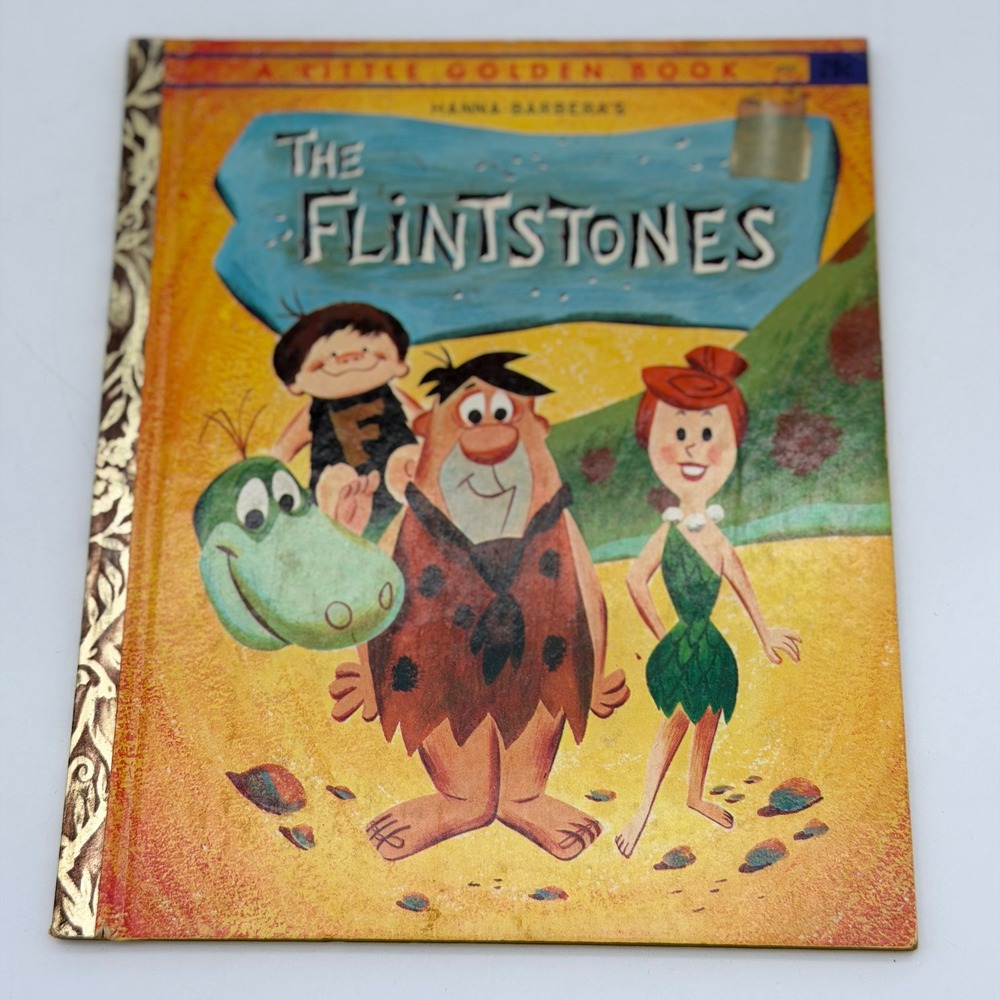 Vintage Little Golden Book The Flintstones Hanna-Barbera Mel Crawford Hardcover